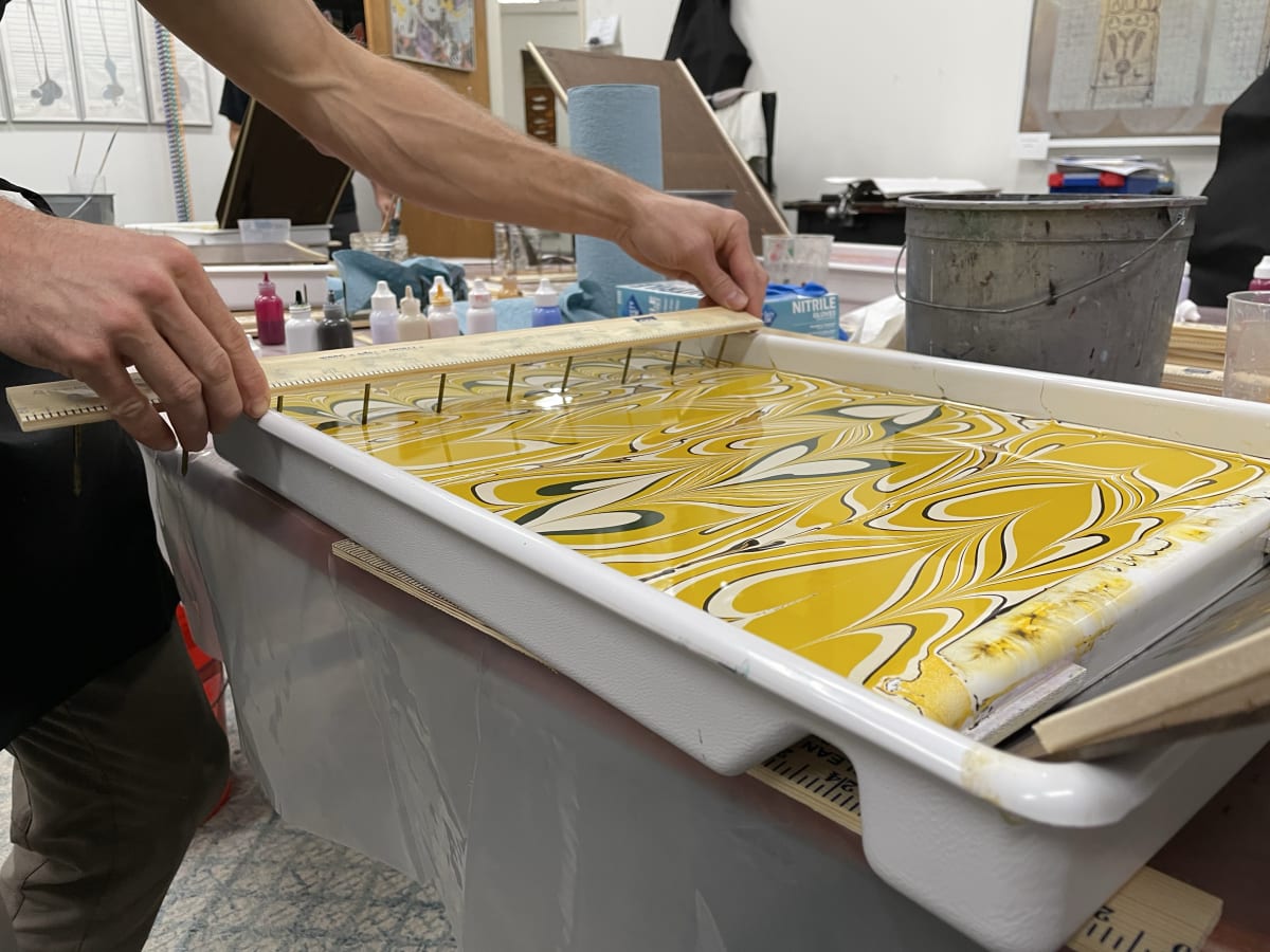 The Paper Marbling Experience Photo