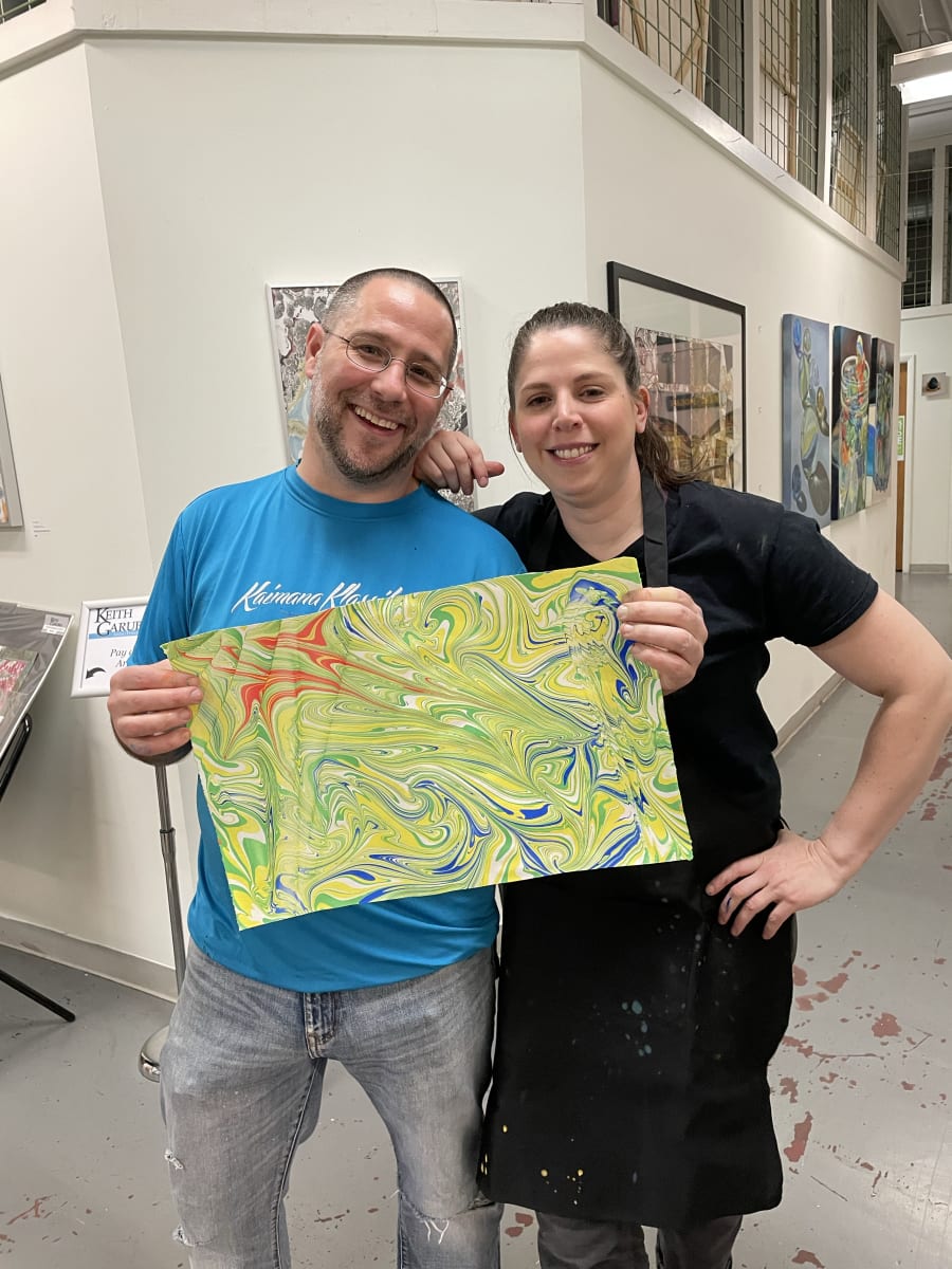 The Paper Marbling Experience Photo