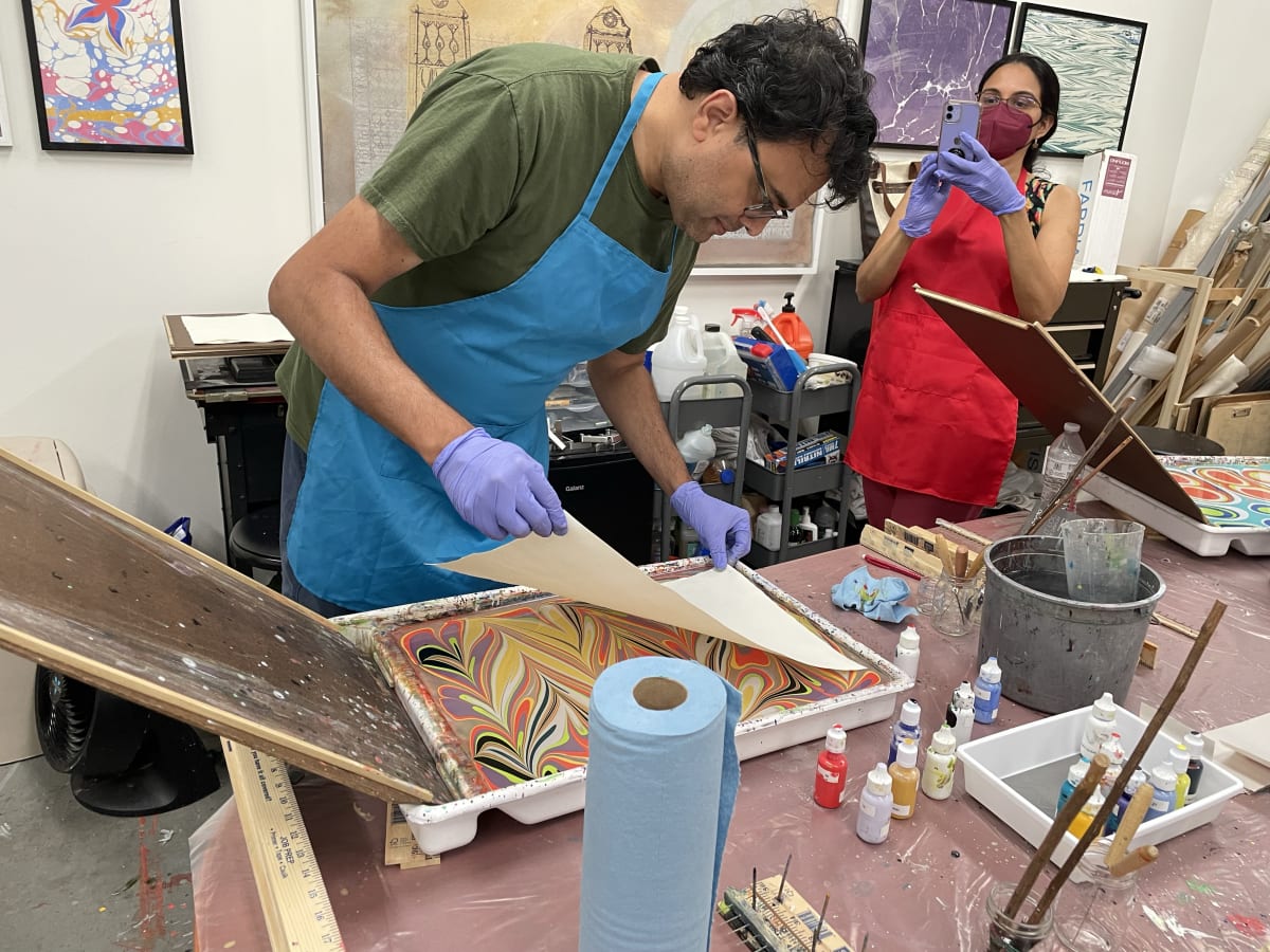 The Paper Marbling Experience Photo