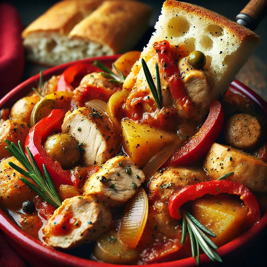 Chicken Scarpariello, Greens & Polenta-$100.00+fees[PATCH] Photo