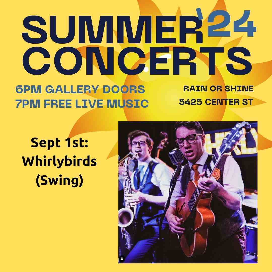 2024 Summer Concert Series: Whirlybirds (Swing) Sept 1 Photo