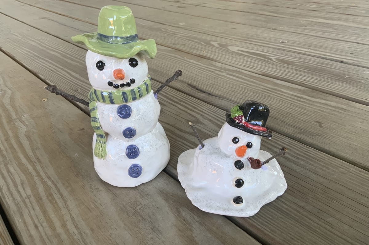 Creative Clay Snowman Photo
