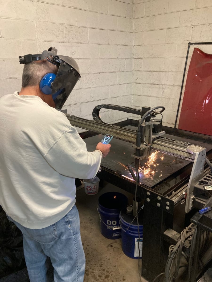Design and Build Custom Fire Pit Using CNC Plasma Cutter Photo