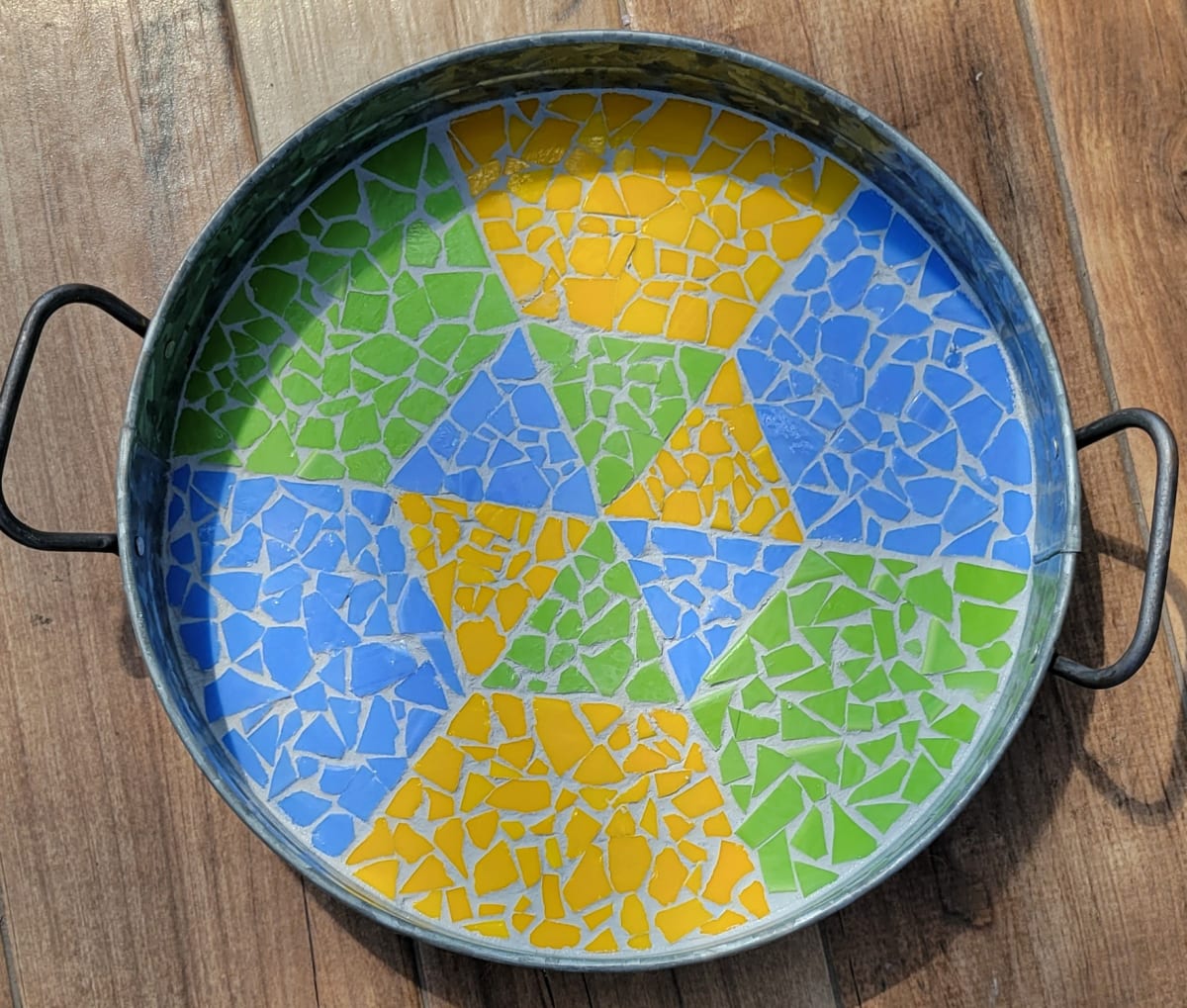 May 10:  Mosaic Tables and Trays Workshop Photo