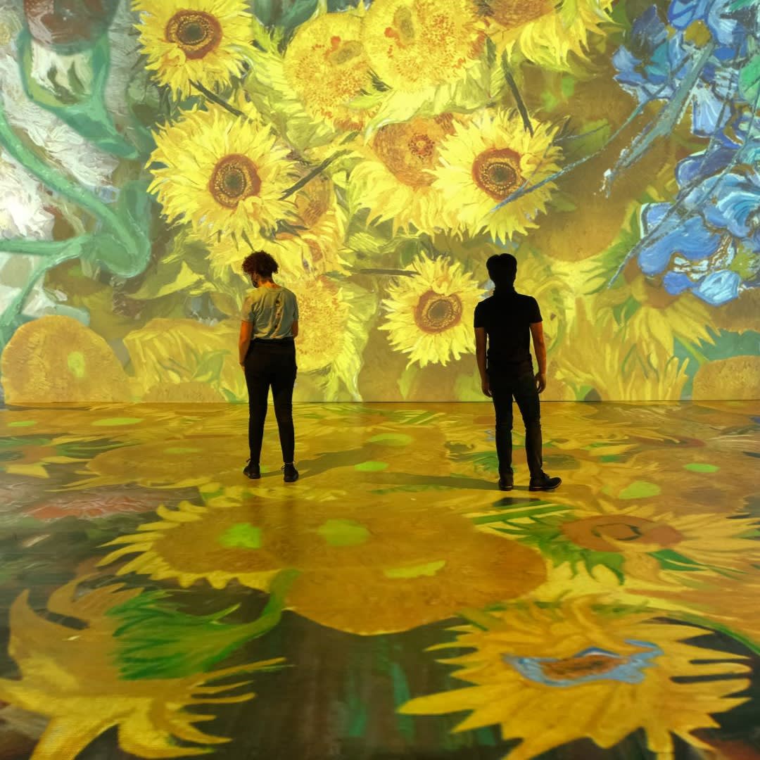 VAN GOGH Big & Little Sunflower Photo