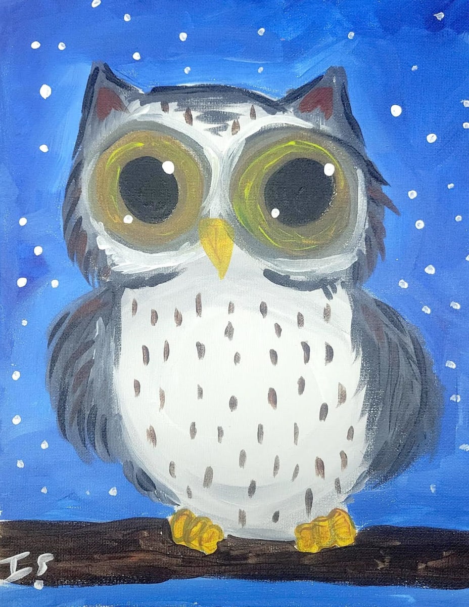 Family Fun Creative Canvas - Wise Owl