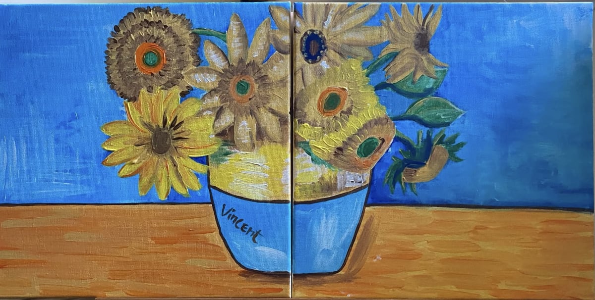 VAN GOGH Big & Little Sunflower Photo