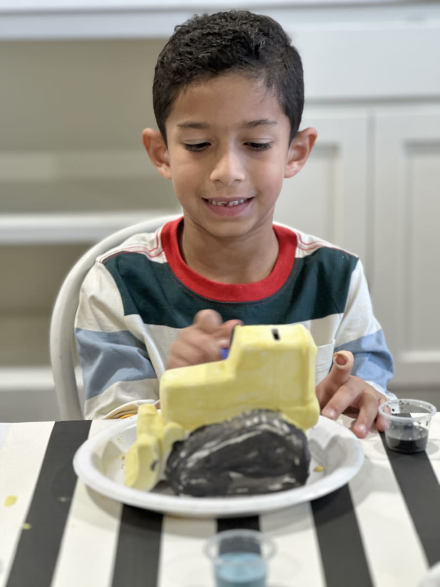 👷‍♂️ Little Bulldozer Paint + Play 🚧  - PLAY STREET FRISCO Photo