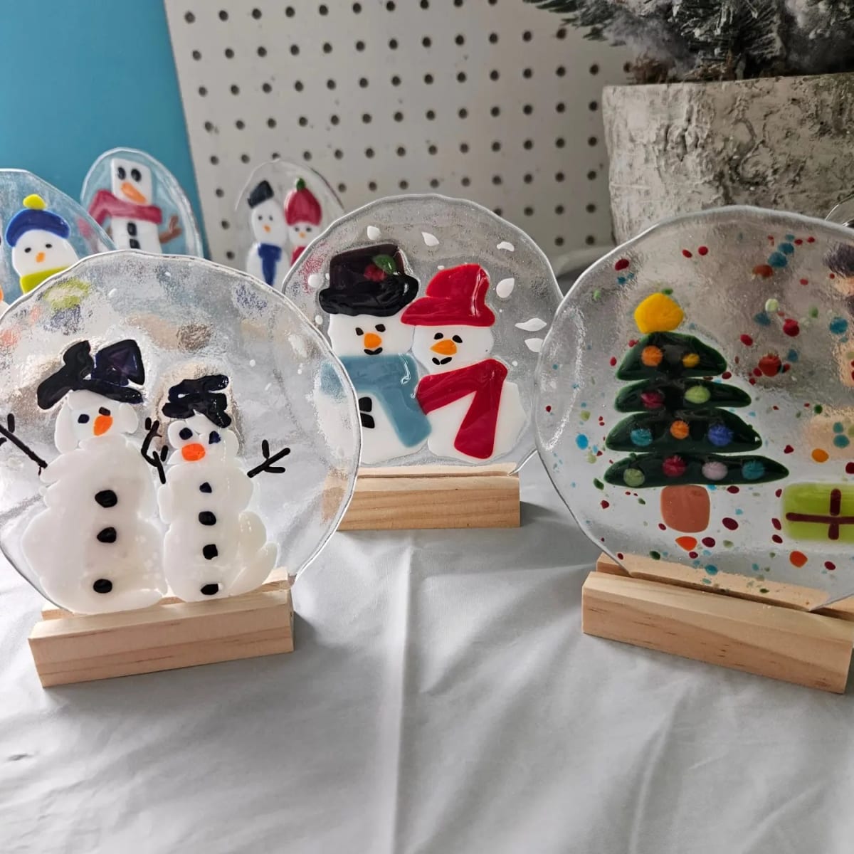 Glass Fusing: Snowglobes Photo