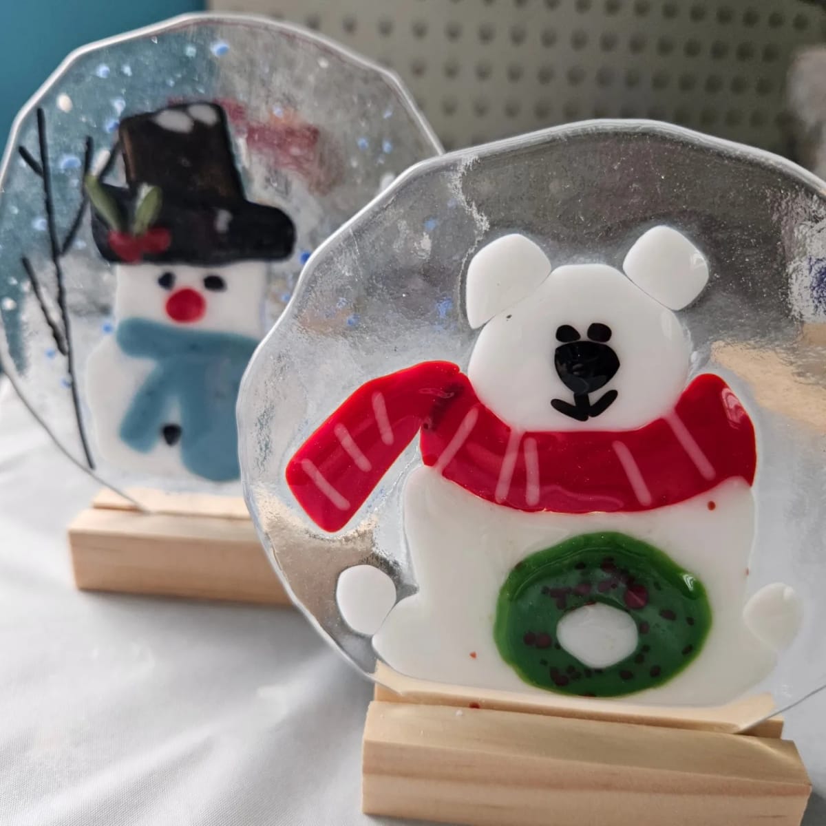 Glass Fusing: Snowglobes Photo