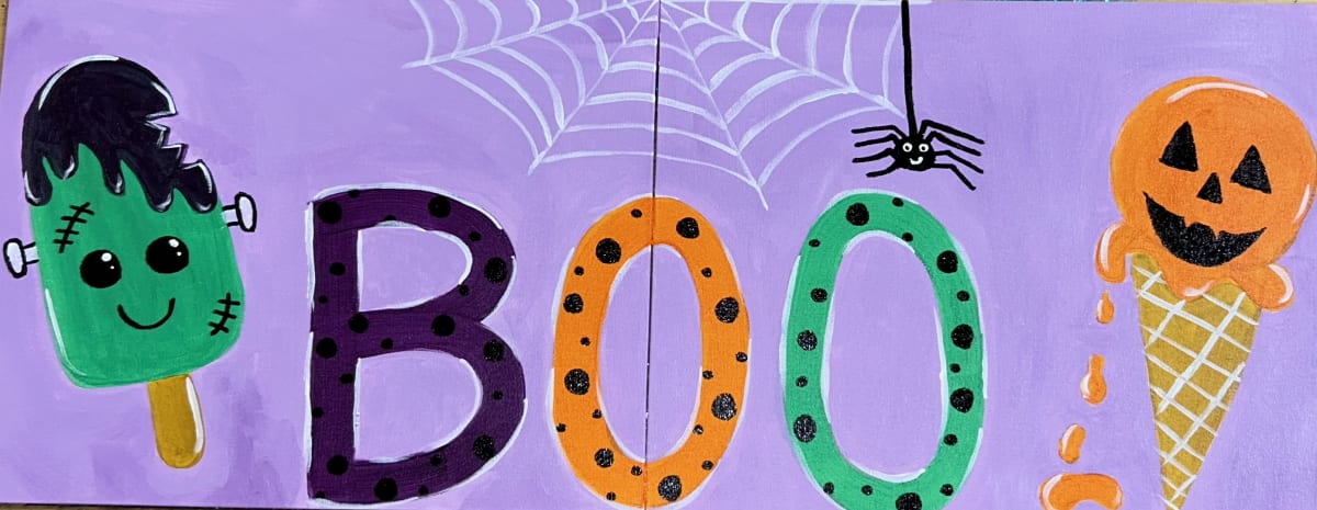 Mommy & Me Painting Event- Boo! 🎃 Photo