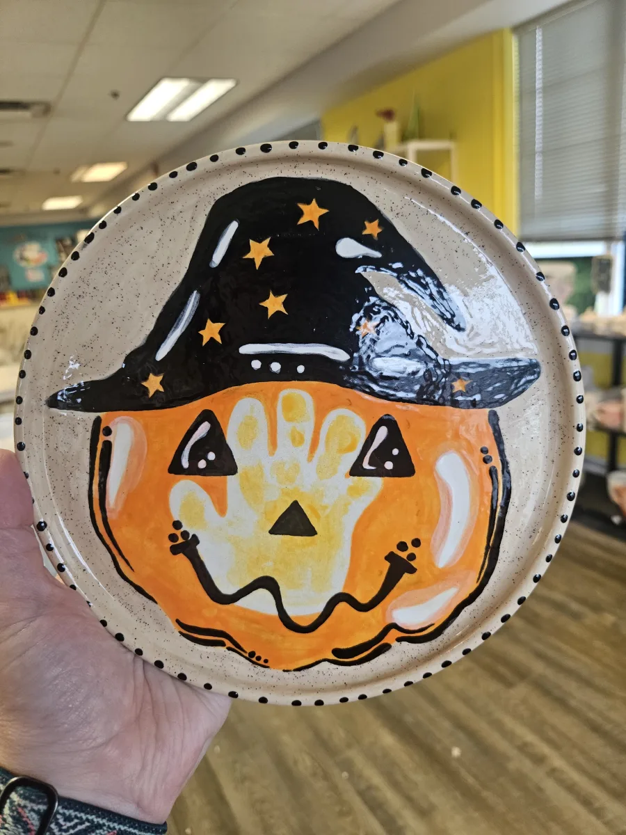 Big & Little Pumpkin Plates Photo