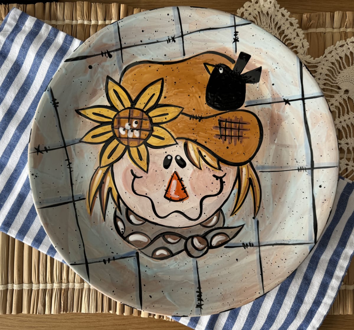 Kid's Scarecrow Plates Photo
