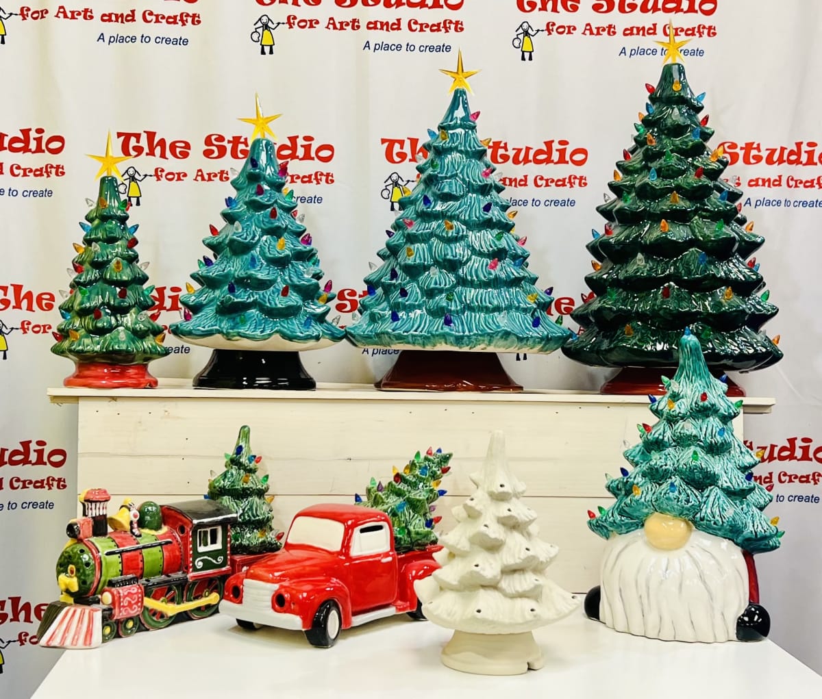 Christmas Pottery Painting @ Nine Pin Cider Works, Albany Photo