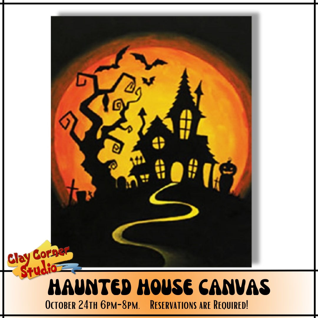 Canvas Class: Haunted House Photo