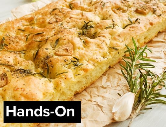 Bread Basics: Exploring Pita, No-Knead, and Focaccia - $155 ($120 Youth) Photo
