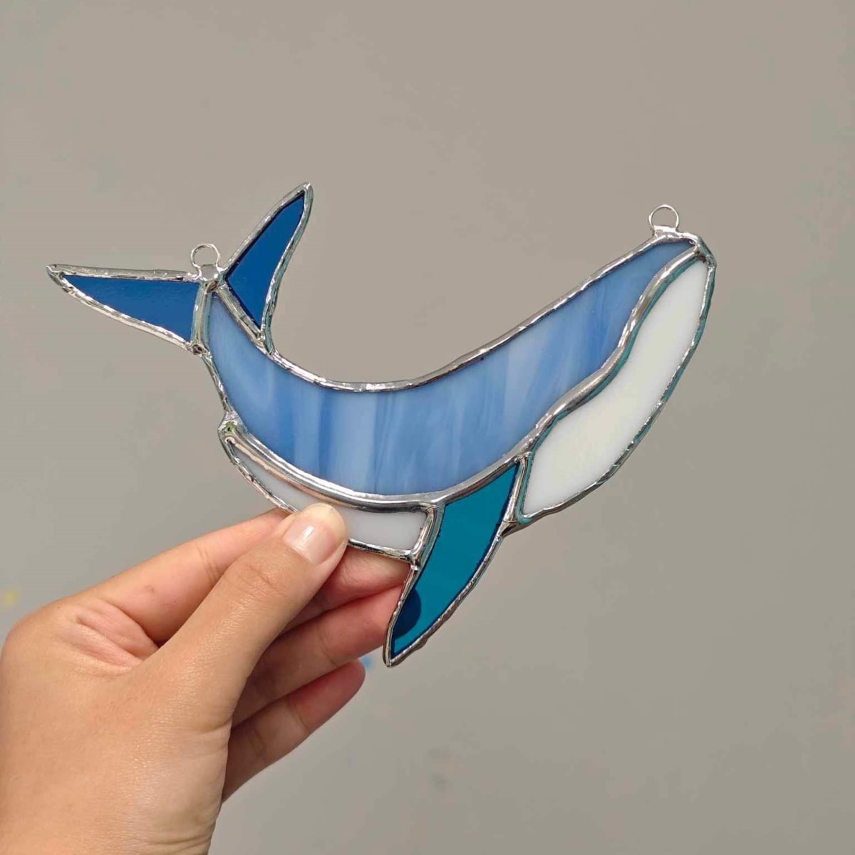 Stained Glass Whales Photo