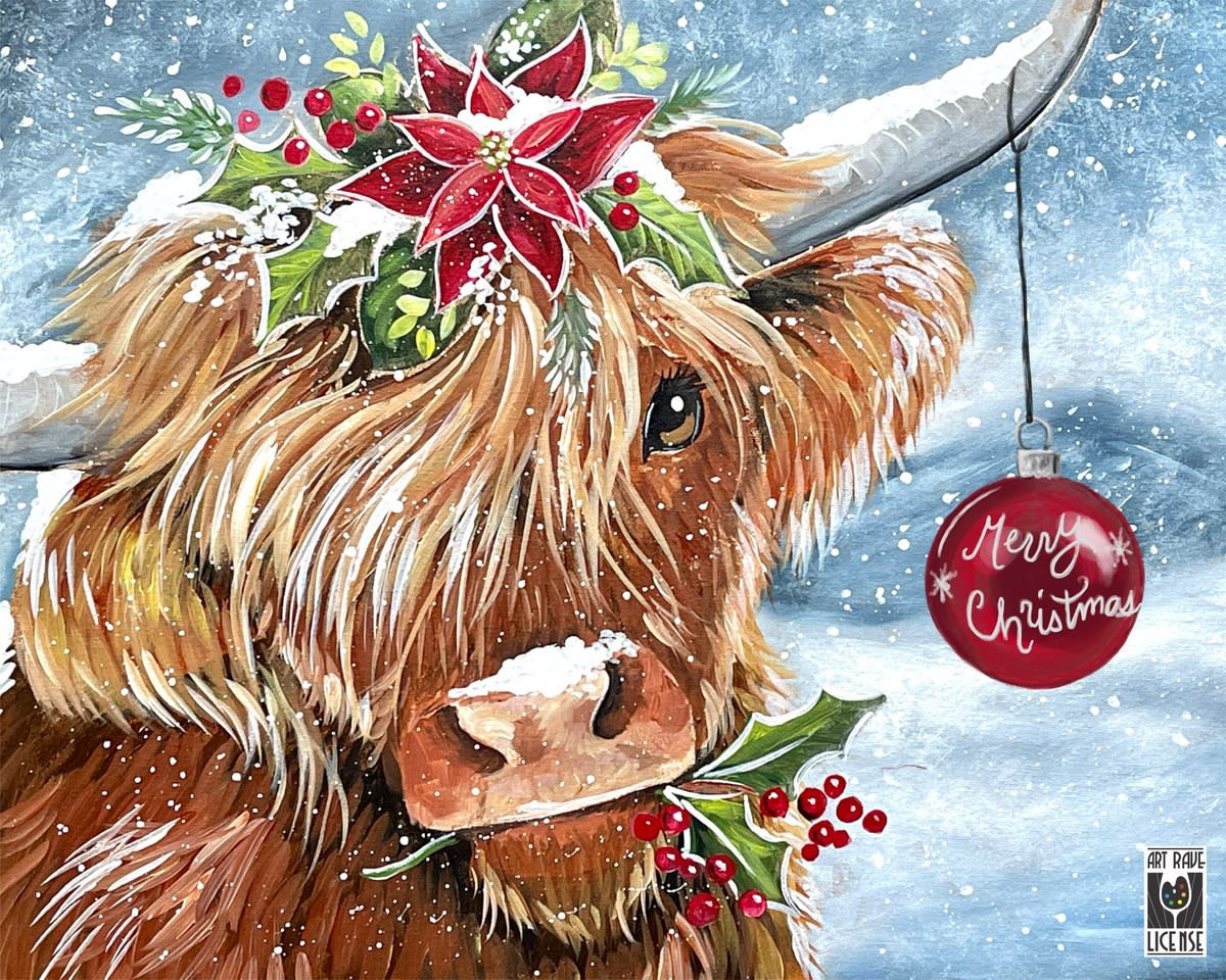 Highland Holiday Paint Party Photo