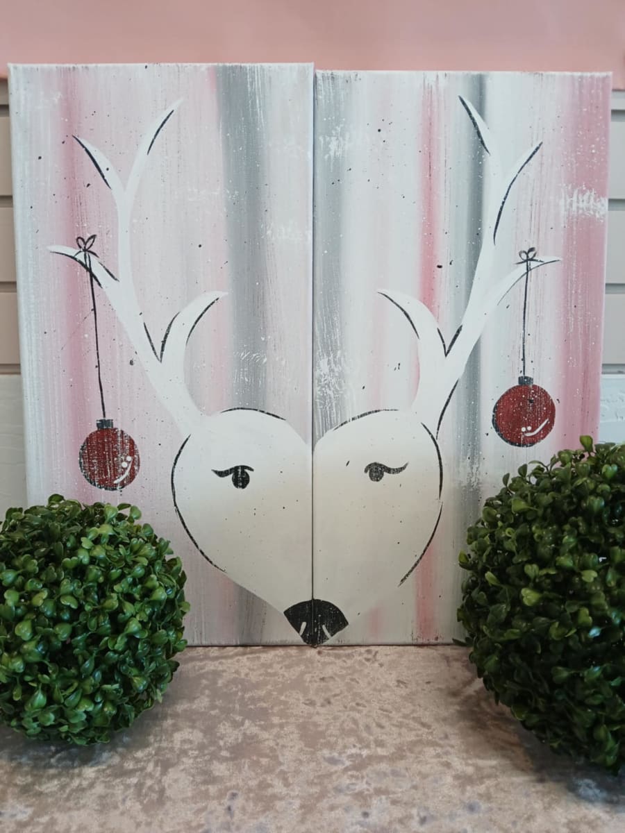 50 Partner Paint & Sip Party BYOB