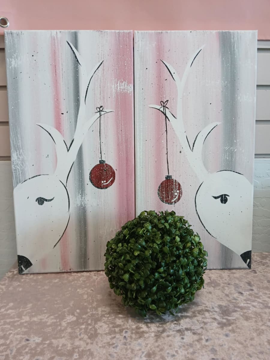 50 Partner Paint & Sip Party BYOB