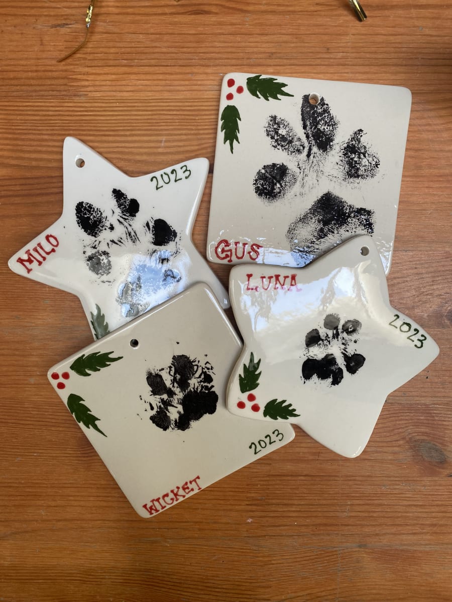 Paw Print Ornaments at Dee-O-Gee Photo