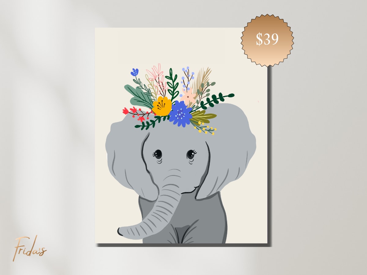 EMMIE THE ELEPHANT Family Day Out Frida's Luxe Sip n' Paint