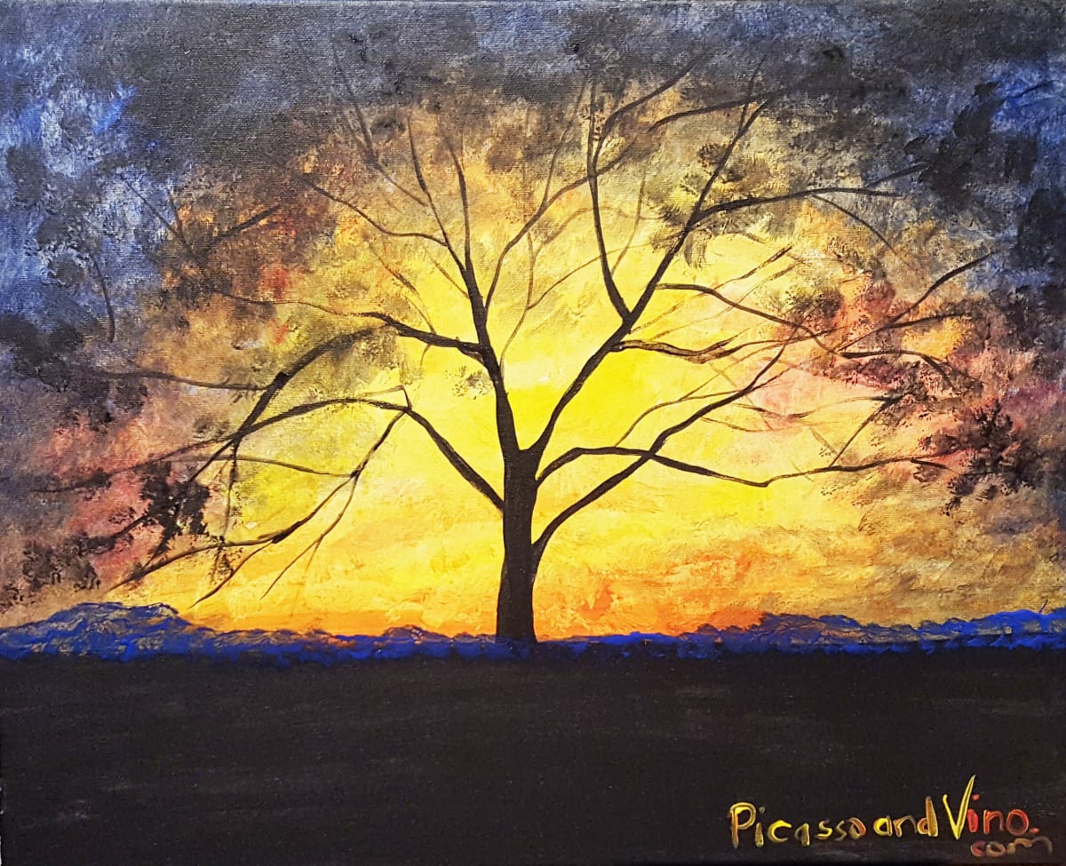STAINED GLASS TREE Photo