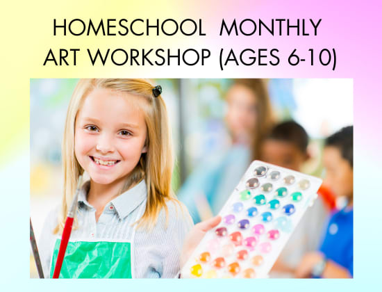 Homeschool Monthly Art Workshop (Ages 6-10) Photo