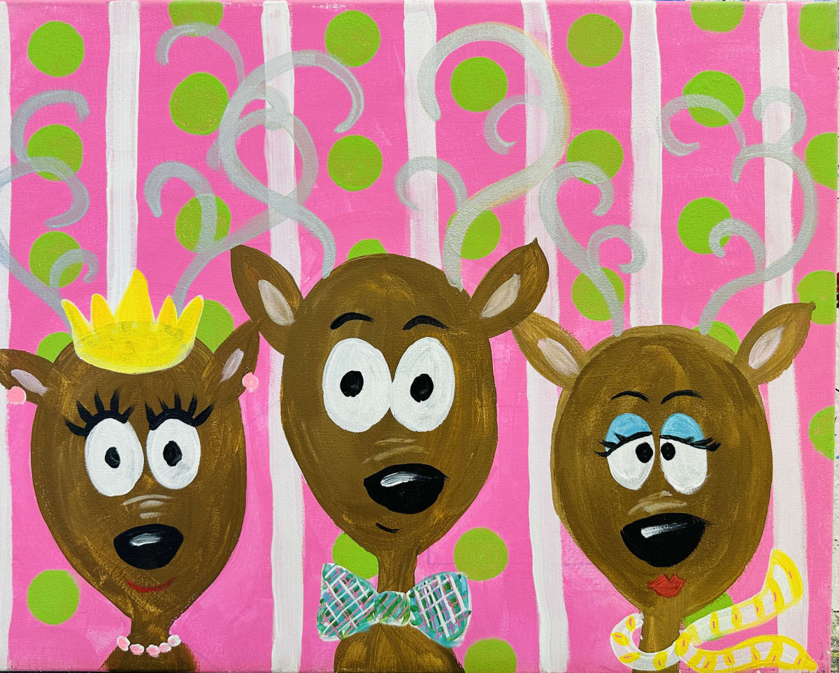 Kids Painting Party "Reindeer" Photo