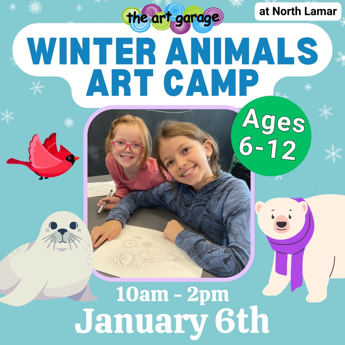 Winter Animals Art Camp Photo
