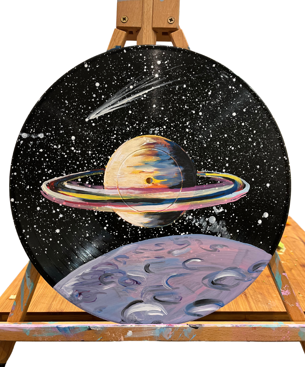 Foto de ¡PINTAR SOBRE UN DISCO DE VINILO! - €32.00