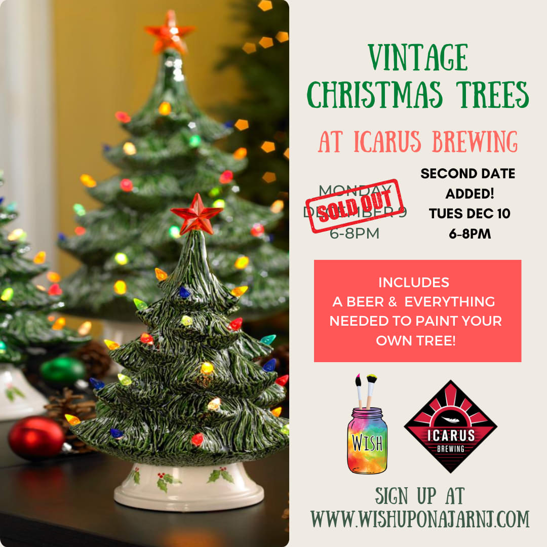 Christmas Tree Painting at Icarus Brewing Photo