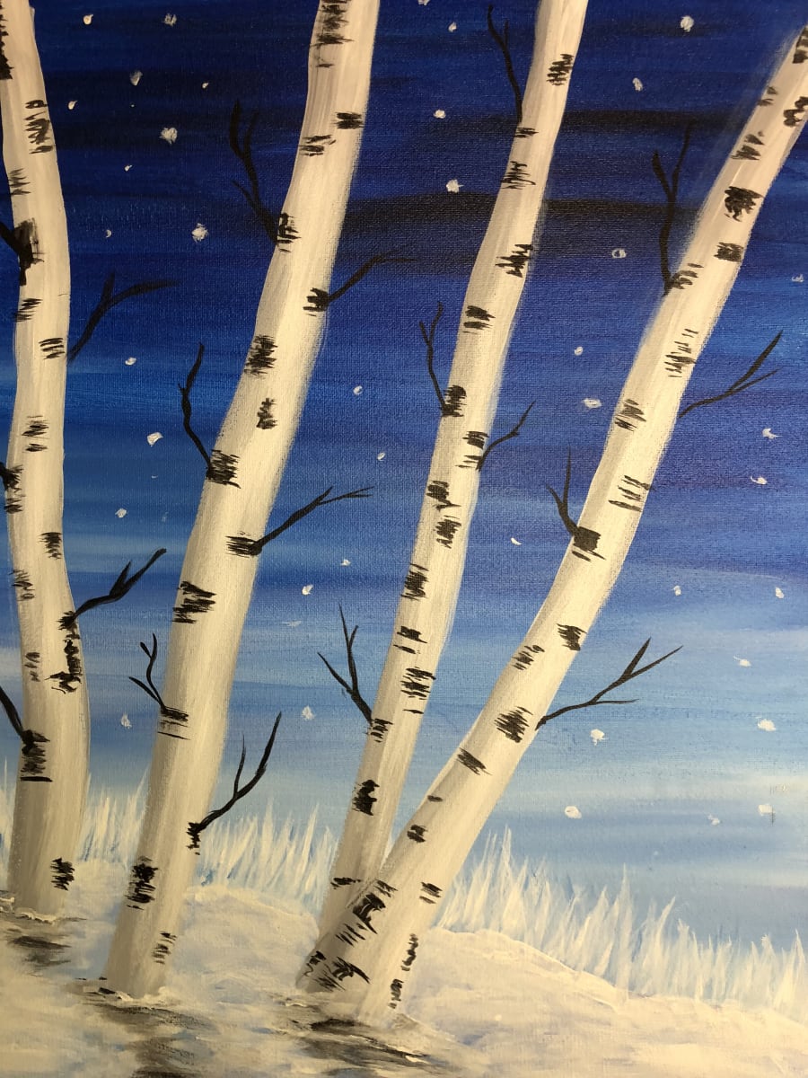 Birch Trees with Maddie!👍👍👍 Photo