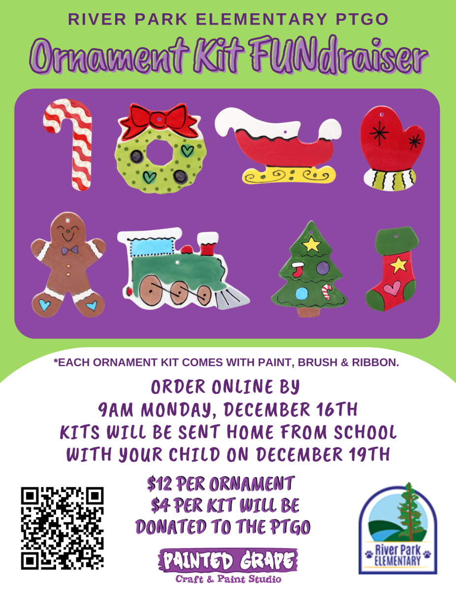 River Park Elementary School PTGO - Christmas Ornament FUNdraiser Photo