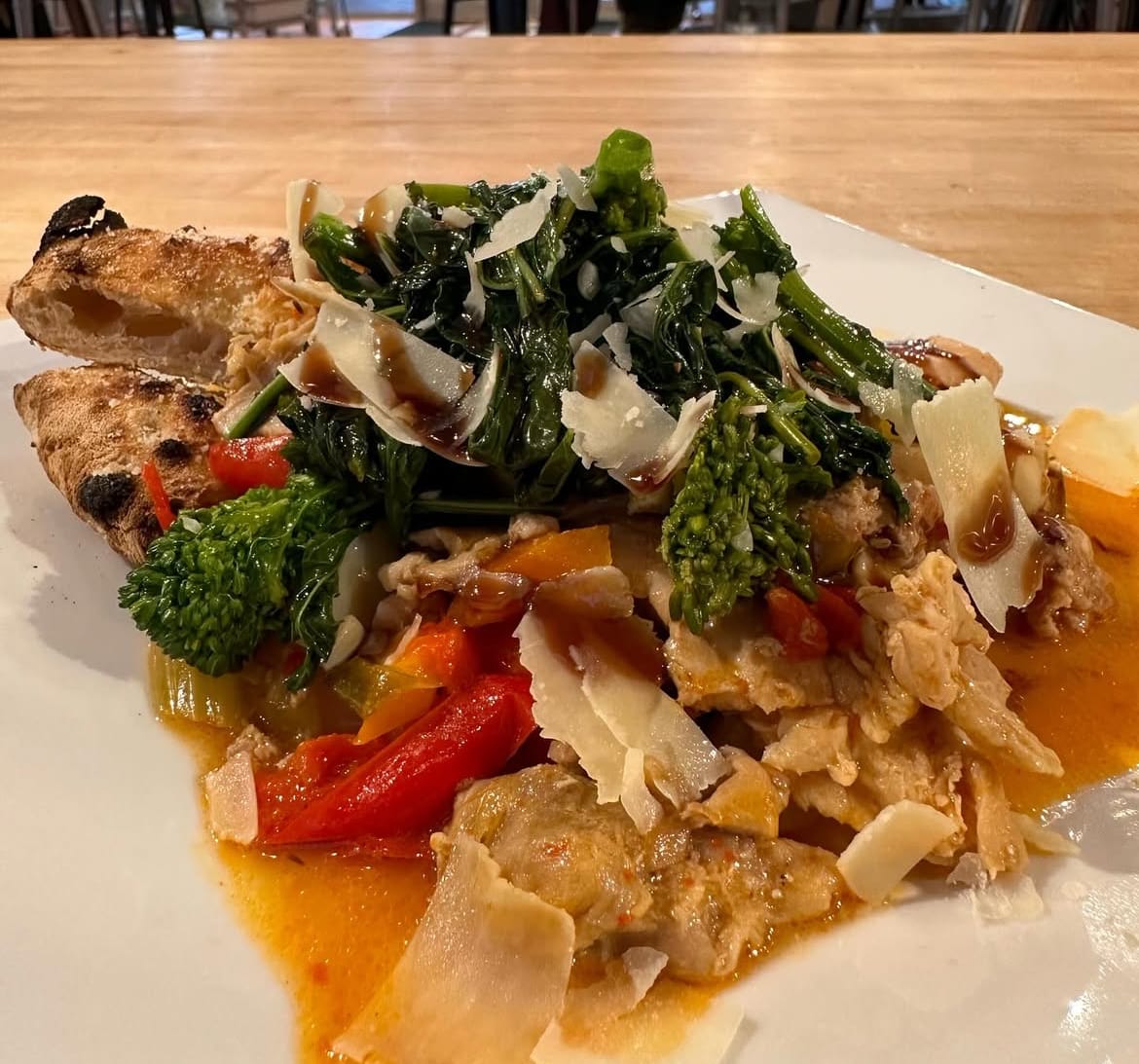 Chicken Scarpariello, Greens & Polenta-$100.00+fees [Amityville] Photo