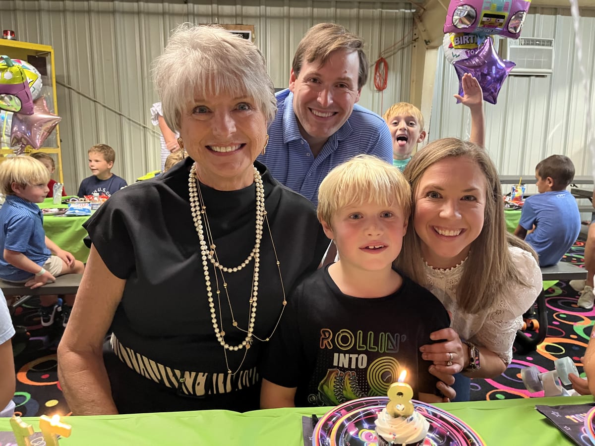 Family Gathering Birthday Celebration Photo