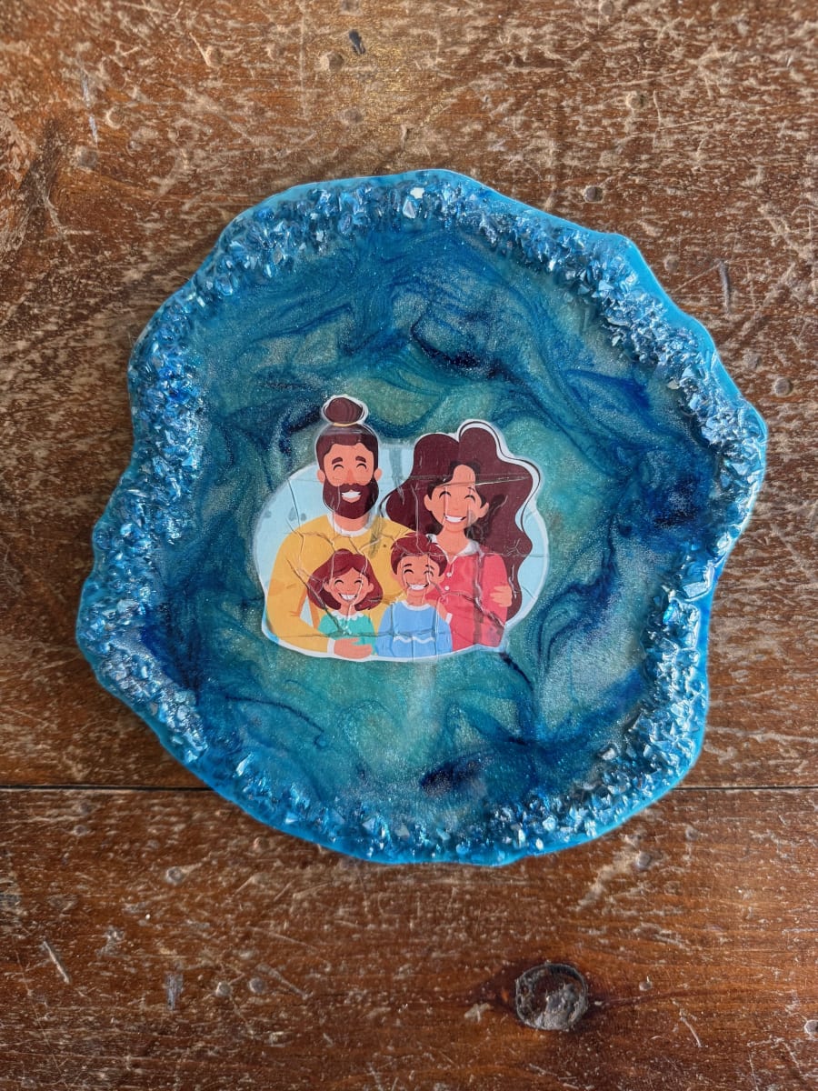 Resin Photo Plaque Workshop Photo