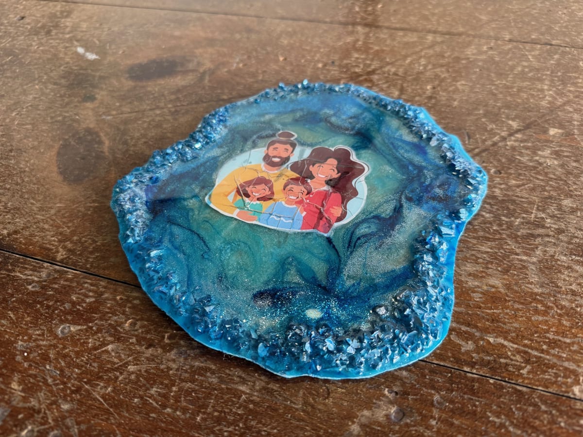 Resin Photo Plaque Workshop Photo