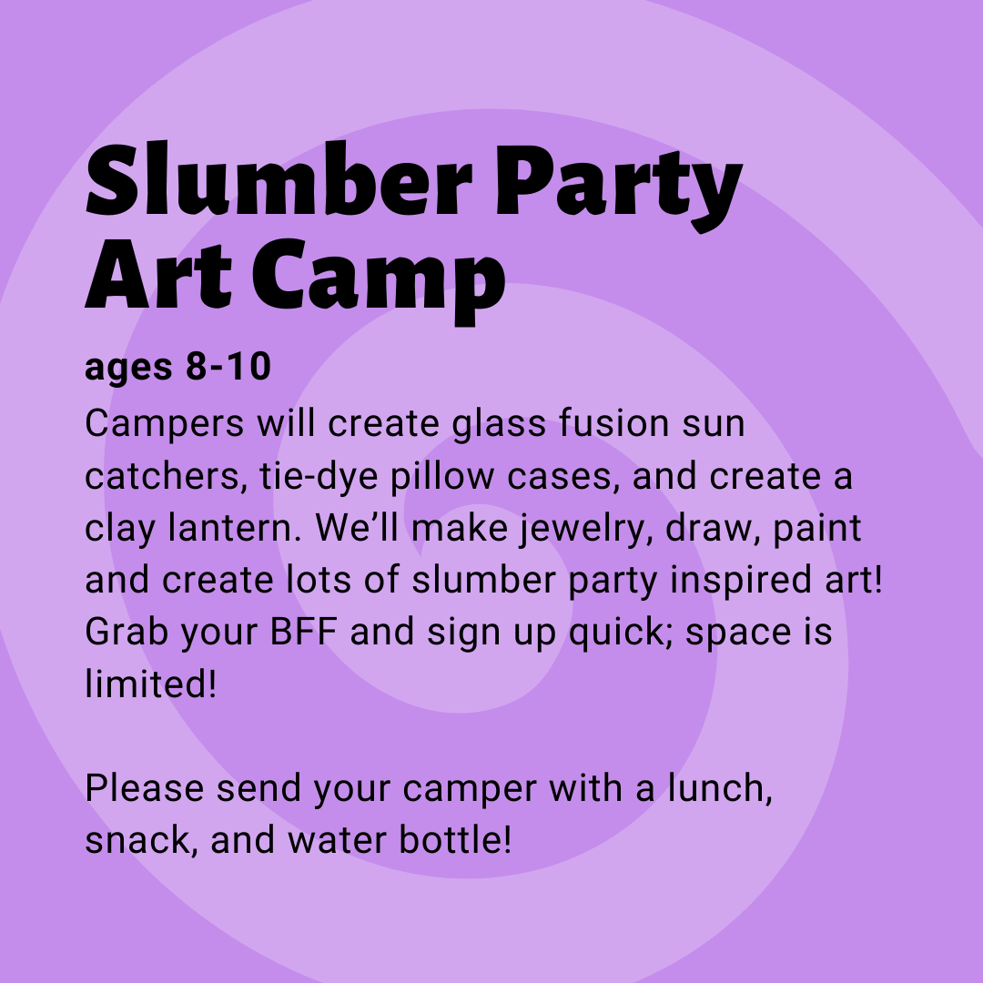 Slumber Party Summer Art Camp Photo