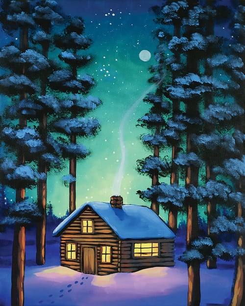 Open Adult - Warm Winter Cabin  - $35 West Wichita Photo