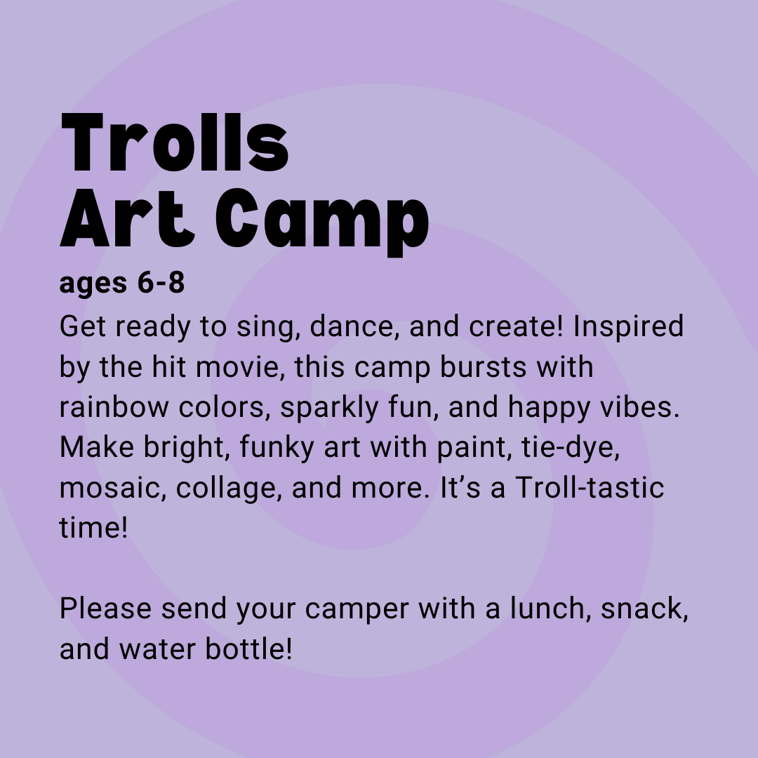 Trolls Summer Art Camp Photo