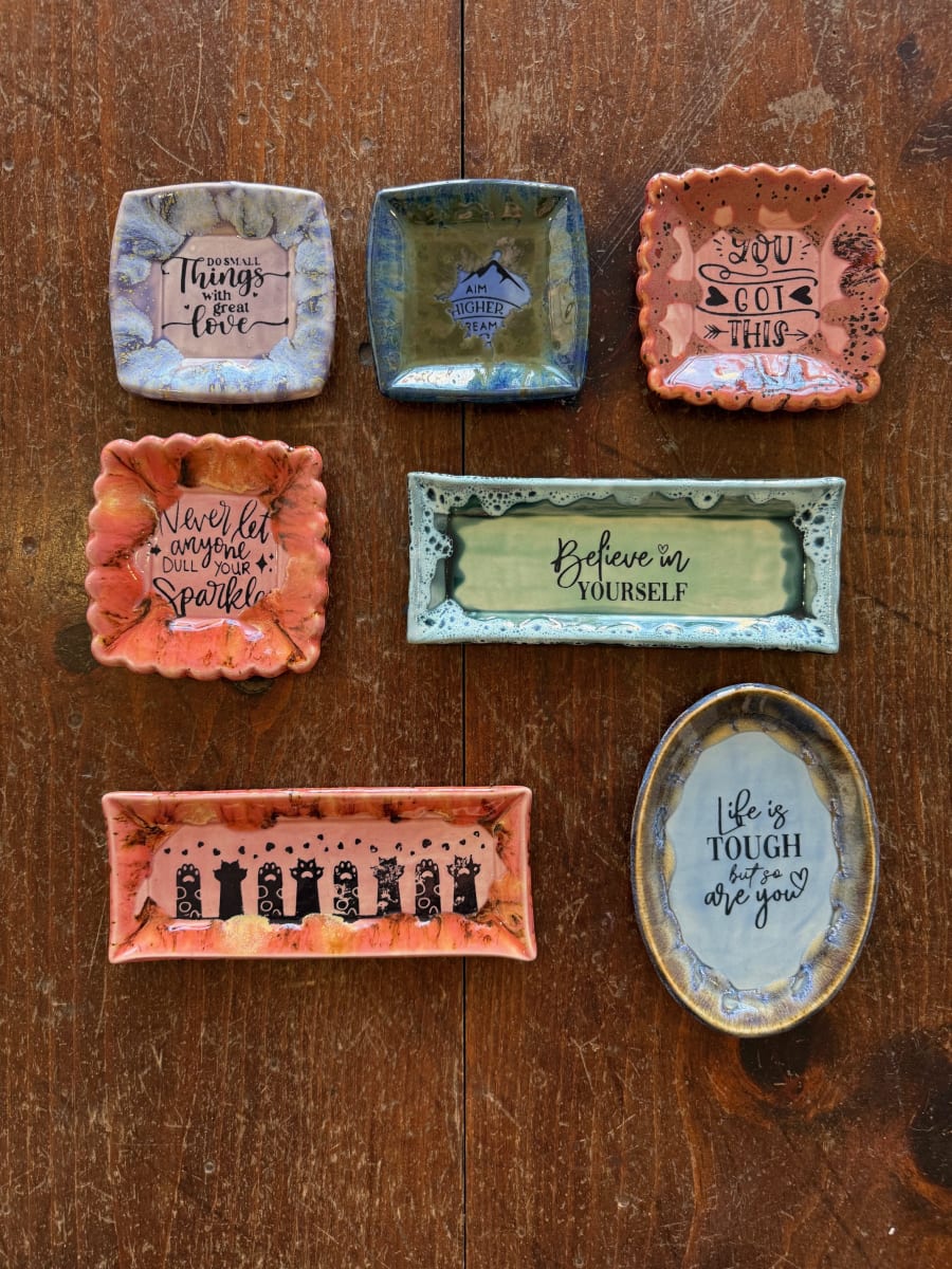 (CANCELLED) Inspirational Quotes Ceramic Mini Tray Workshop Photo