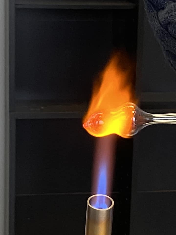 Christmas in July - Set of 3 Blown Glass Ornaments Class - Sunday, July 12th | 1-3pm Photo
