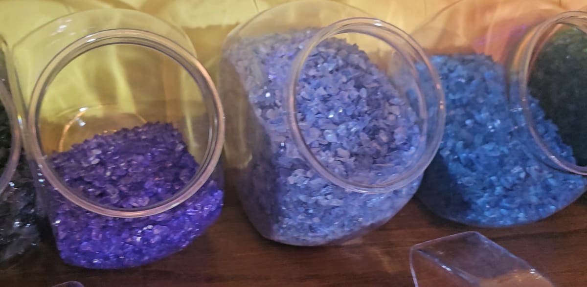 Crushed Glass Crafting Party at Chicory Cafe Photo