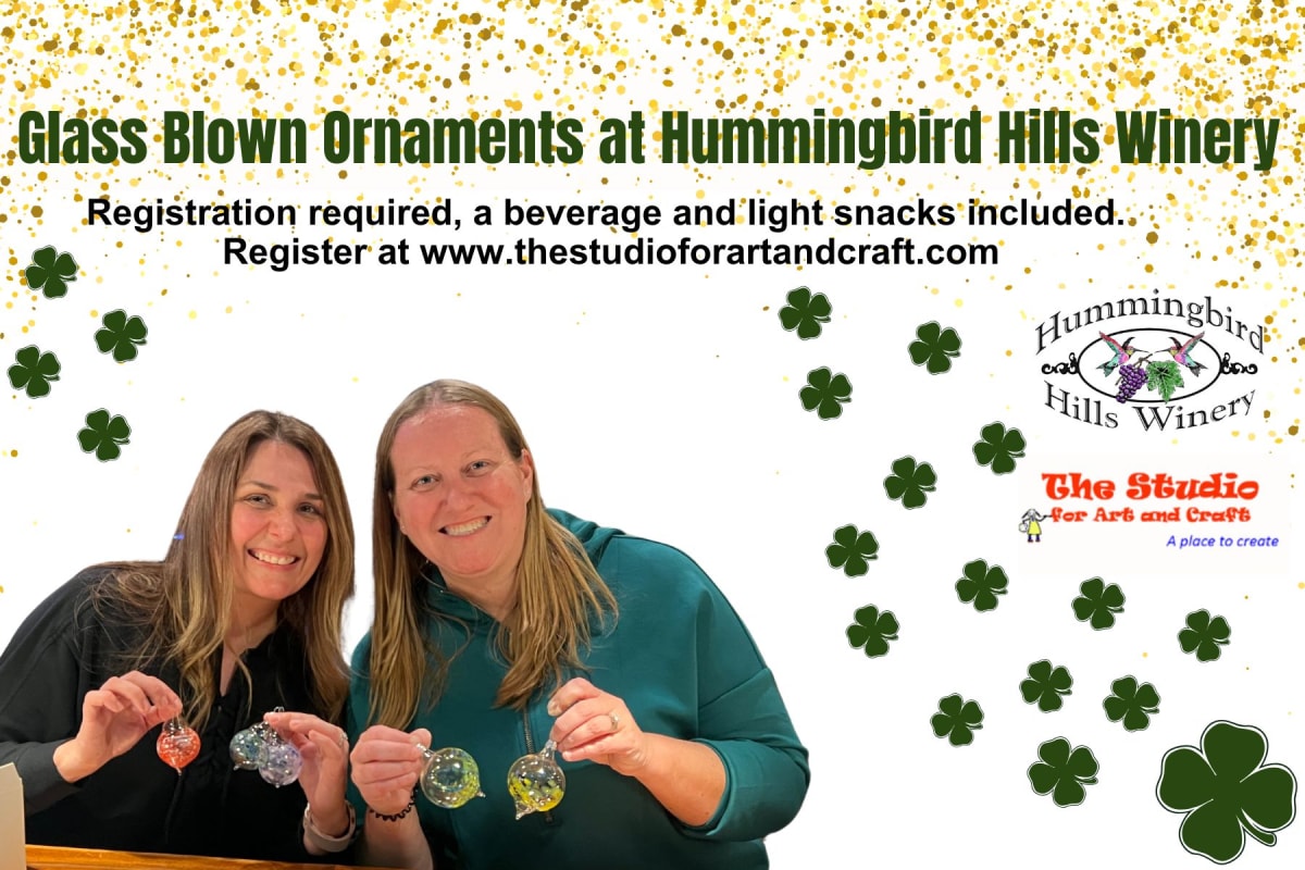Blown Glass Ornaments @ Hummingbird Hills Winery Photo