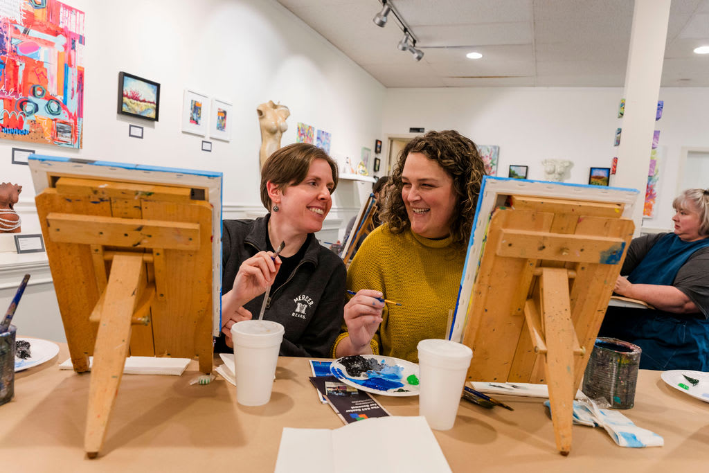 Cherry Blossom Corks & Canvas - March 28 Photo