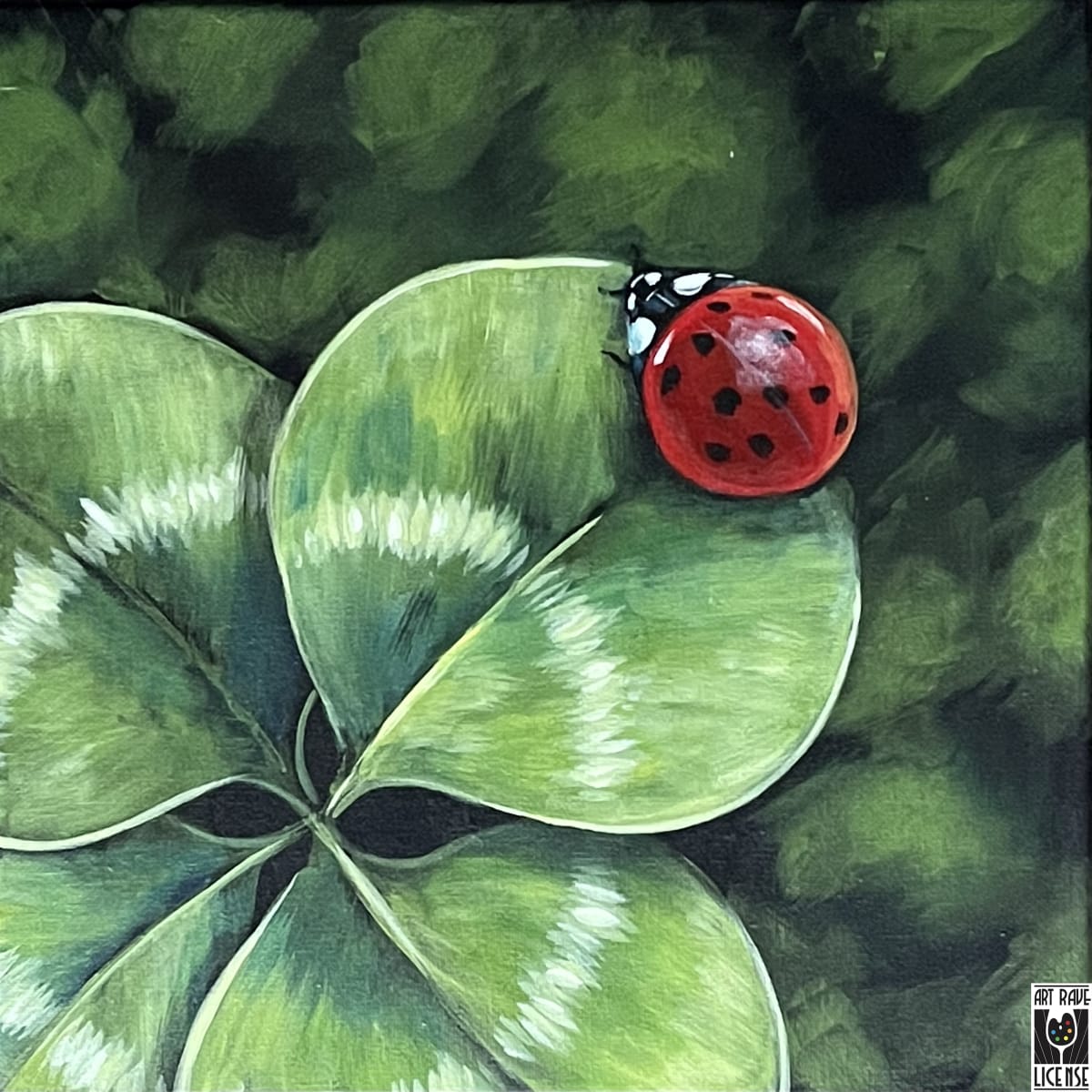 Big & Little Canvas: Lucky Bug Photo
