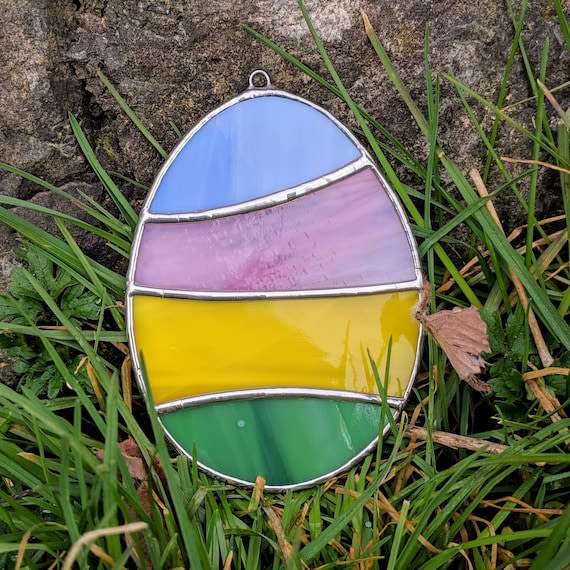 Stained Glass Easter Egg Photo