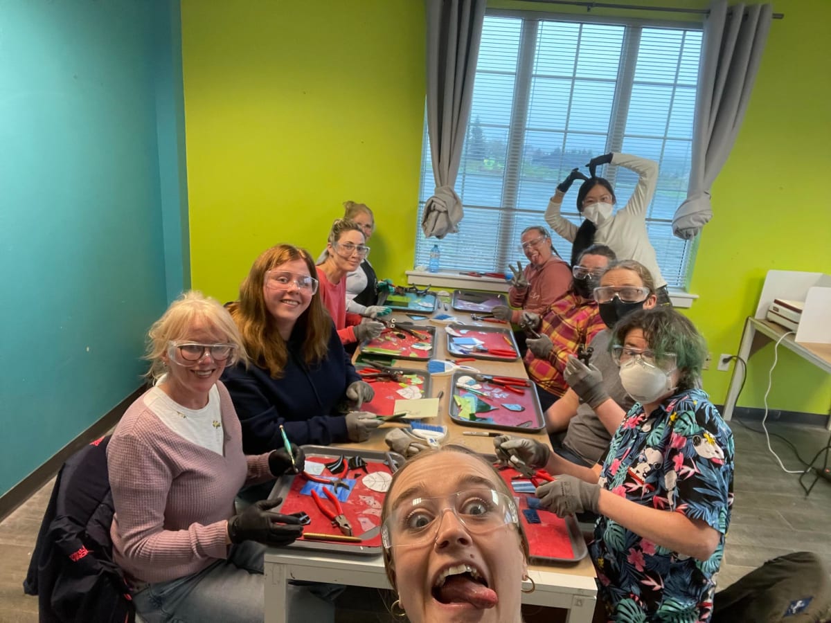 Stained Glass Rainbows Photo