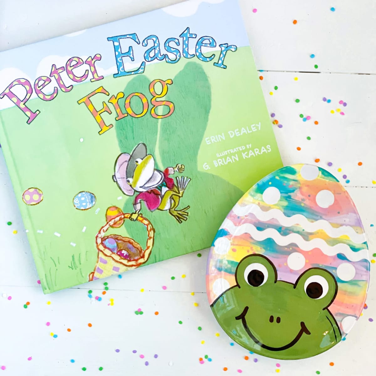 Just You and Me Storytime - Peter Easter Frog Photo